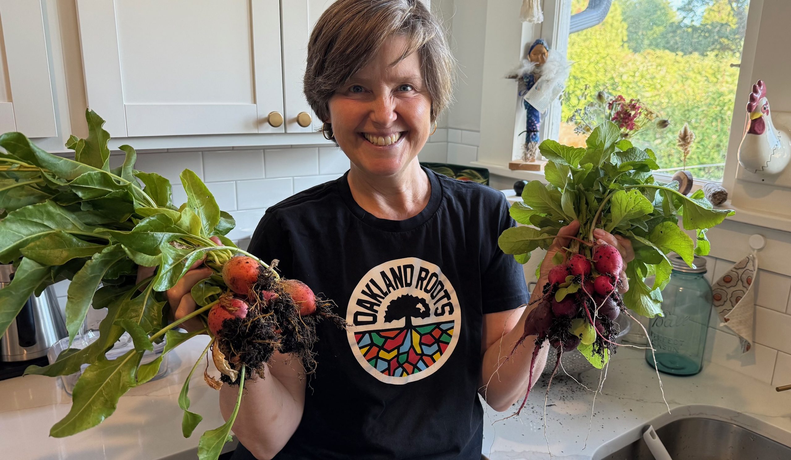 Beets and radishes from a Cascadia garden